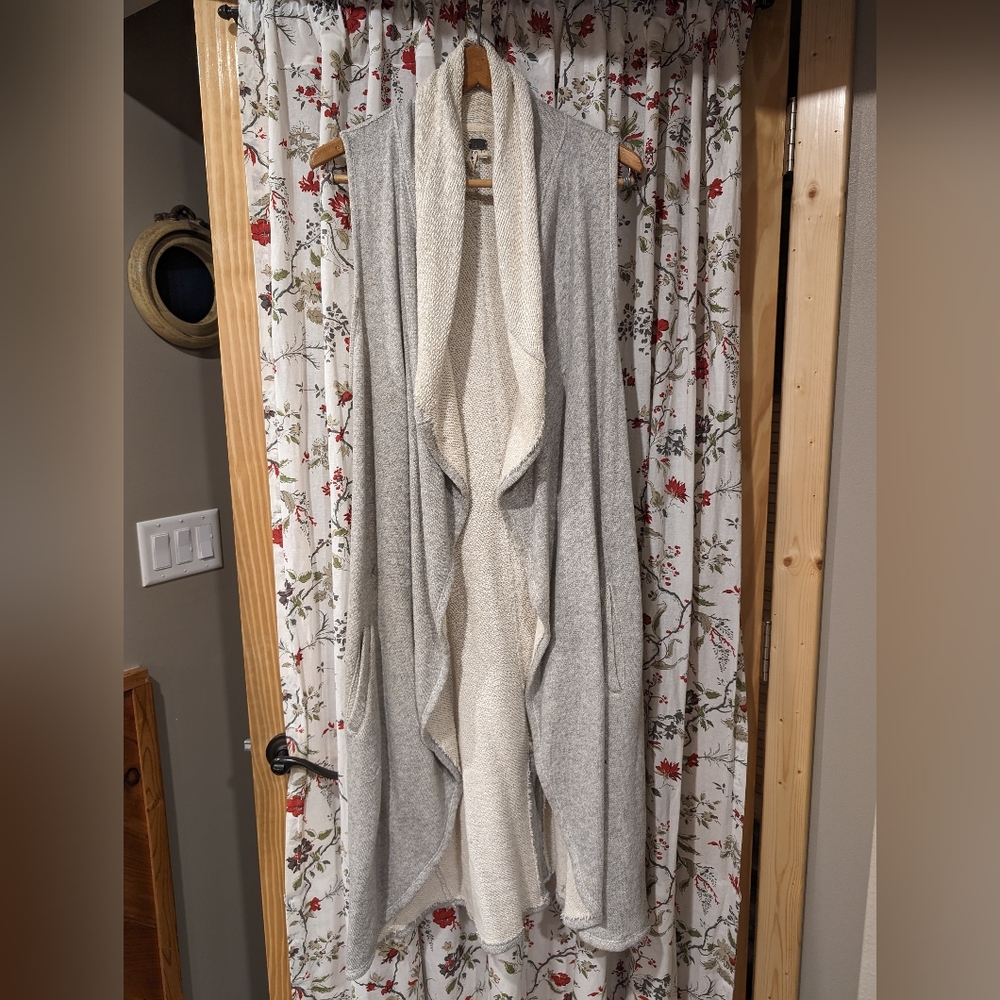 Free People sweatshirt duster cardigan